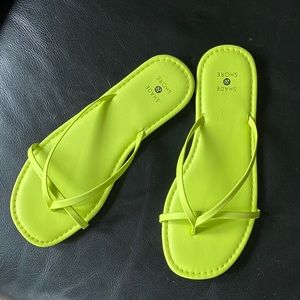 Shade Shore Neon Sandals Target 6